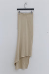 Marc le bihan long net eye skirt 2752 tilleul